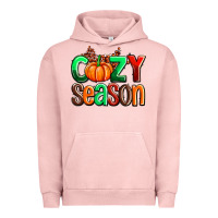 Pigment Salmon cozy season with fall colors palette and pumpkin Urban Hoodie - AdoDesignShop