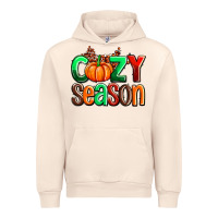 Sandshell cozy season with fall colors palette and pumpkin Urban Hoodie - AdoDesignShop