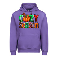Tulip cozy season with fall colors palette and pumpkin Urban Hoodie - AdoDesignShop