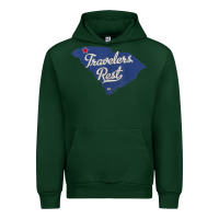 Forest Green travelers rest south carolina sc map Urban Hoodie - trangStudio