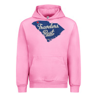 Fuchsia Pink travelers rest south carolina sc map Urban Hoodie - trangStudio
