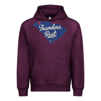 Mauve Wine travelers rest south carolina sc map Urban Hoodie - trangStudio