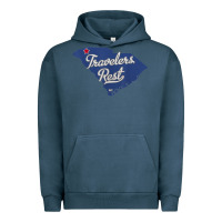 Travelers Rest South Carolina Sc Map Urban Hoodie | Teevron