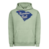 Pigment Oil Green travelers rest south carolina sc map Urban Hoodie - trangStudio