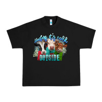 Black heifers its cold outside Urban Heavy Tee - CowGirlArtShop