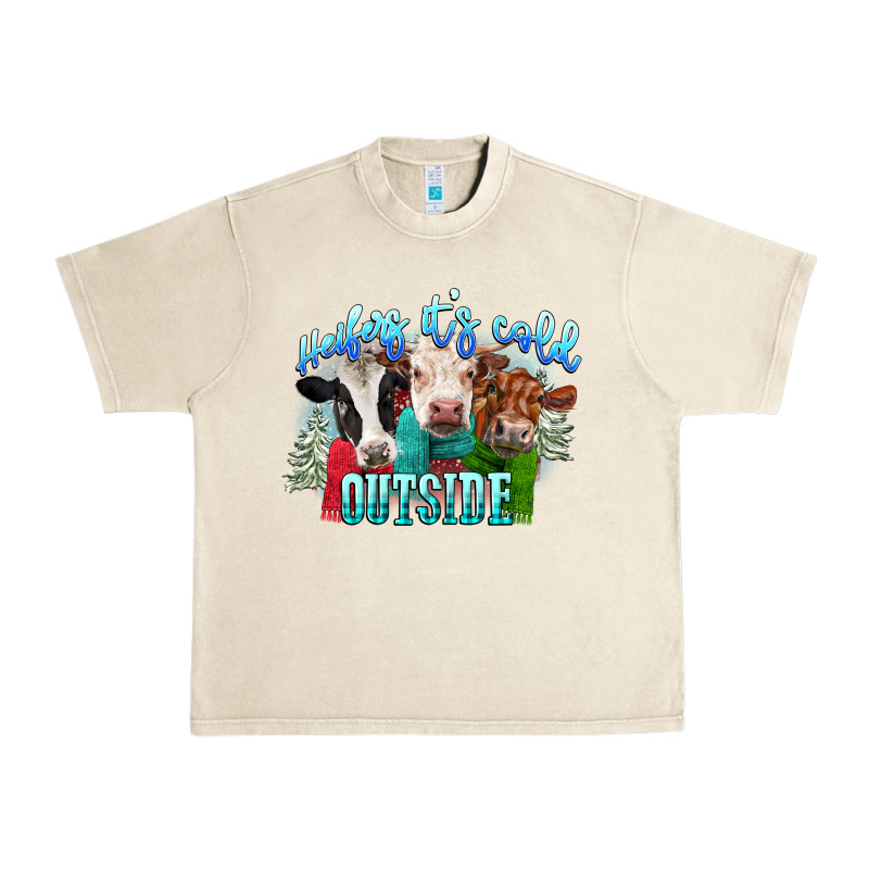 Heifers Its Cold Outside Urban Heavy Tee by CowGirlArtShop | Teevron