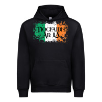 Black Tiocfaidh Ar La Vintage Ireland Irish Flag Gifts For Men Urban Hoodie - trangStudio