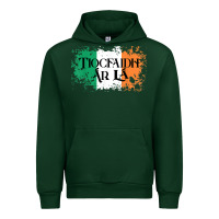 Forest Green Tiocfaidh Ar La Vintage Ireland Irish Flag Gifts For Men Urban Hoodie - trangStudio
