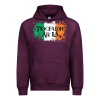 Mauve Wine Tiocfaidh Ar La Vintage Ireland Irish Flag Gifts For Men Urban Hoodie - trangStudio