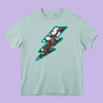 Horseshoe Lightning Heavy Core Tee Designed By Bettercallsaul