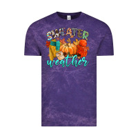 Cloud Purple weather Vintage Tee - CowGirlArtShop