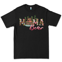 Black Mama bear with daisy Premium Tee - RanaPortraitStore
