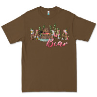 Cacao Mama bear with daisy Premium Tee - RanaPortraitStore