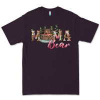 Plum Mama bear with daisy Premium Tee - RanaPortraitStore