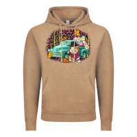 Vintage Coffee Western rabbit Easter Day Vintage Hoodie - CowGirlArtShop