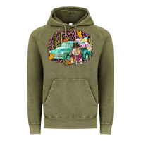 Vintage Olive Western rabbit Easter Day Vintage Hoodie - CowGirlArtShop