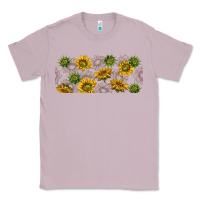 Lilac summer with sunflowers Classic Tee - TumblerDesignByShophia