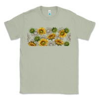 Matcha summer with sunflowers Classic Tee - TumblerDesignByShophia