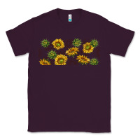 Plum summer with sunflowers Classic Tee - TumblerDesignByShophia