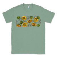 Sage summer with sunflowers Classic Tee - TumblerDesignByShophia