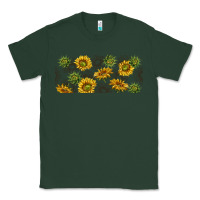 Sports Green summer with sunflowers Classic Tee - TumblerDesignByShophia