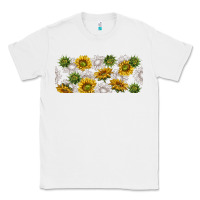 White summer with sunflowers Classic Tee - TumblerDesignByShophia
