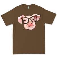 Cacao pig with glasses Premium Tee - RanaPortraitStore