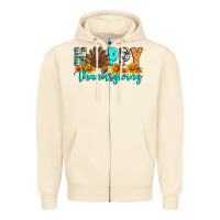 Sandshell Happy Thanksgiving Zipper Hoodie - Artiststas