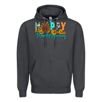 Smoke Happy Thanksgiving Zipper Hoodie - Artiststas