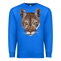 True Royal florida panther  face Premium Sweatshirt - BarkalooDesign