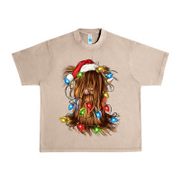French Oak christmas heifer cow gnome Urban Heavy Tee - CowGirlArtShop