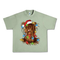 Oil Green christmas heifer cow gnome Urban Heavy Tee - CowGirlArtShop
