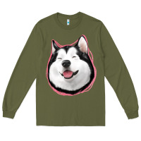 Army Green husky Long Sleeve Tee - Jasminsmagicworld