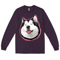 Plum husky Long Sleeve Tee - Jasminsmagicworld