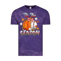 Cloud Purple its the season baseball Vintage Tee - CowGirlArtShop