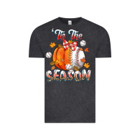 Vintage Black its the season baseball Vintage Tee - CowGirlArtShop