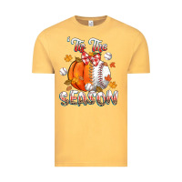 Vintage Mustard its the season baseball Vintage Tee - CowGirlArtShop