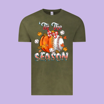 Its The Season Baseball Vintage Tee Designed By Cowgirlartshop