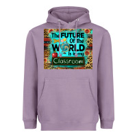 Lavender the future of the world is in my classroom mousepad Heavyweight Hoodie - BarkalooDesign