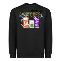 Black Drink Up Witches Heavyweight Sweatshirt - CowhideDigitalArt