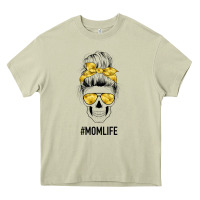 Mossy Yellow Flower Mom Skull Heavy Core Tee - Bettercallsaul