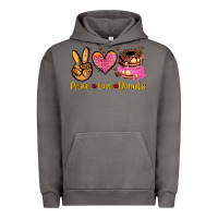 Pigment Tornado peace love donuts Urban Hoodie - AdoDesignShop