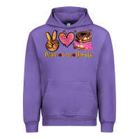Tulip peace love donuts Urban Hoodie - AdoDesignShop