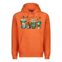 Carrot sunflowers coffee cups Premium Hoodie - Jasminsmagicworld