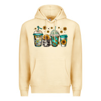 Pina Colada sunflowers coffee cups Premium Hoodie - Jasminsmagicworld