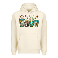 Tofu sunflowers coffee cups Premium Hoodie - Jasminsmagicworld