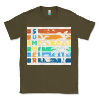 Army Green retro summer Classic Tee - TumblerDesignByShophia