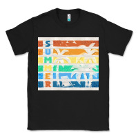 Black retro summer Classic Tee - TumblerDesignByShophia