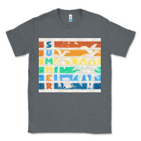 Charcoal Heather retro summer Classic Tee - TumblerDesignByShophia
