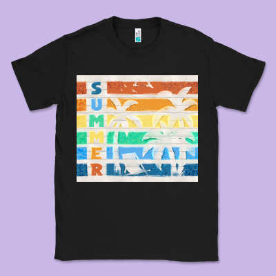 Retro Summer Classic Tee Designed By Tumblerdesignbyshophia